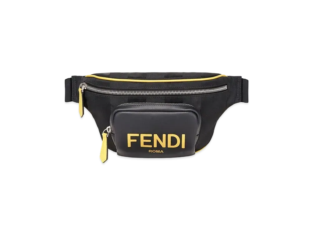 FENDI Stripe Belt Bag "Black"