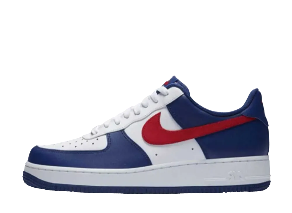 Nike Air Force 1 Low "White/University Red/Deep Loyal"
