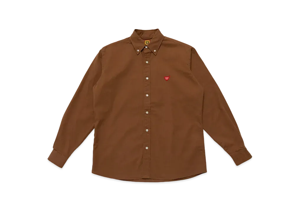 HUMAN MADE CHINO B.D SHIRT "Brown"