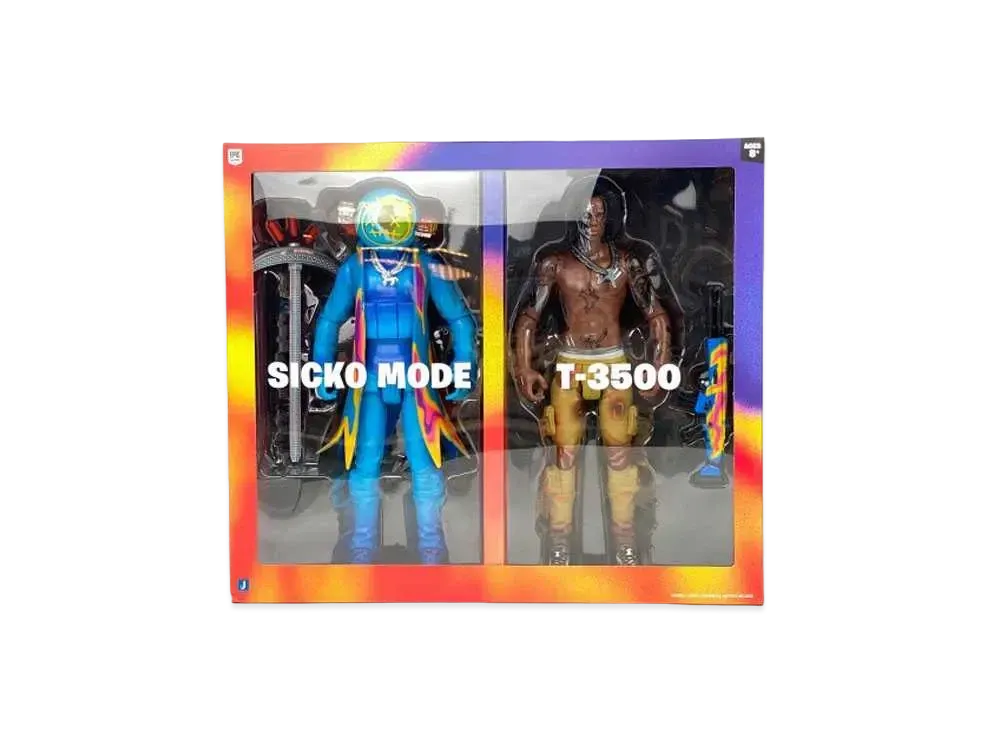 Travis Scott Cactus Jack For Fortnite 12" Action Figure Duo Set "Multi"