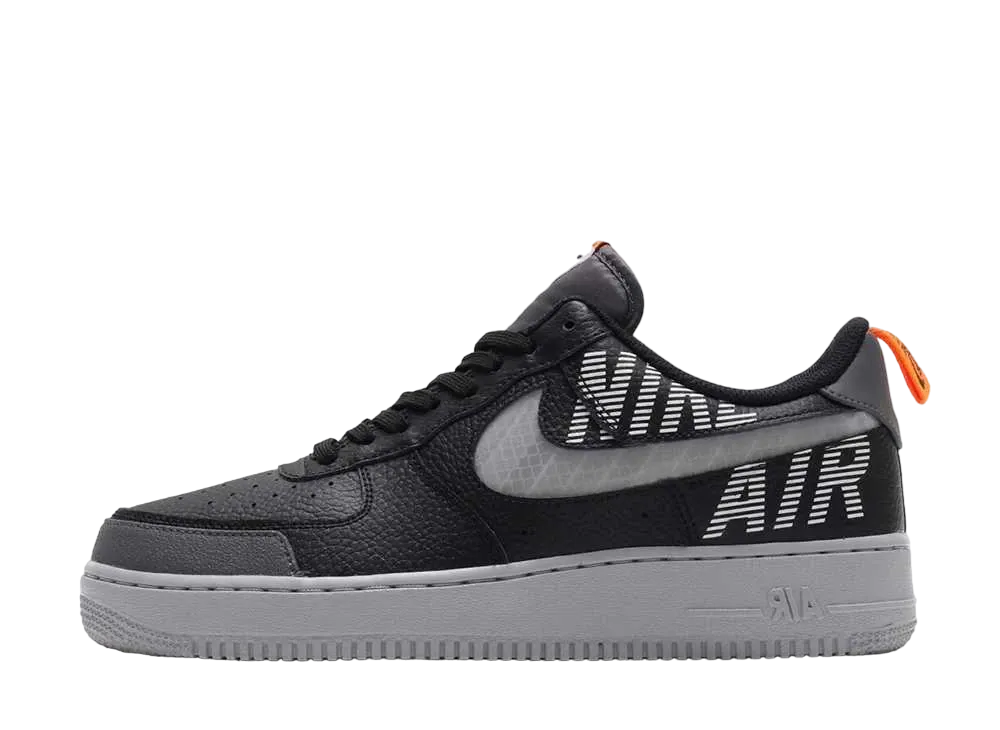 Nike Air Force 1 Low '07 LV8 2 "Black/Wolf Grey-Dark Grey-Total Orange"