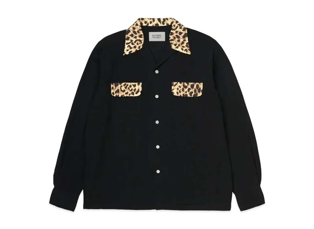 WACKO MARIA x CARHARTT WIP TWO-TONE 50'S SHIRT "Black"