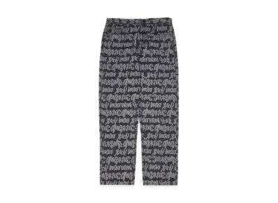 Supreme Fat Tip Jacquard Regular Jean "Black"
