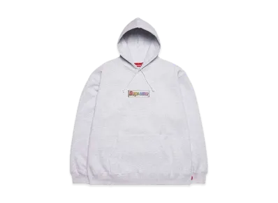 Supreme Bling Box Logo Hooded Sweatshirt "Ash Grey"