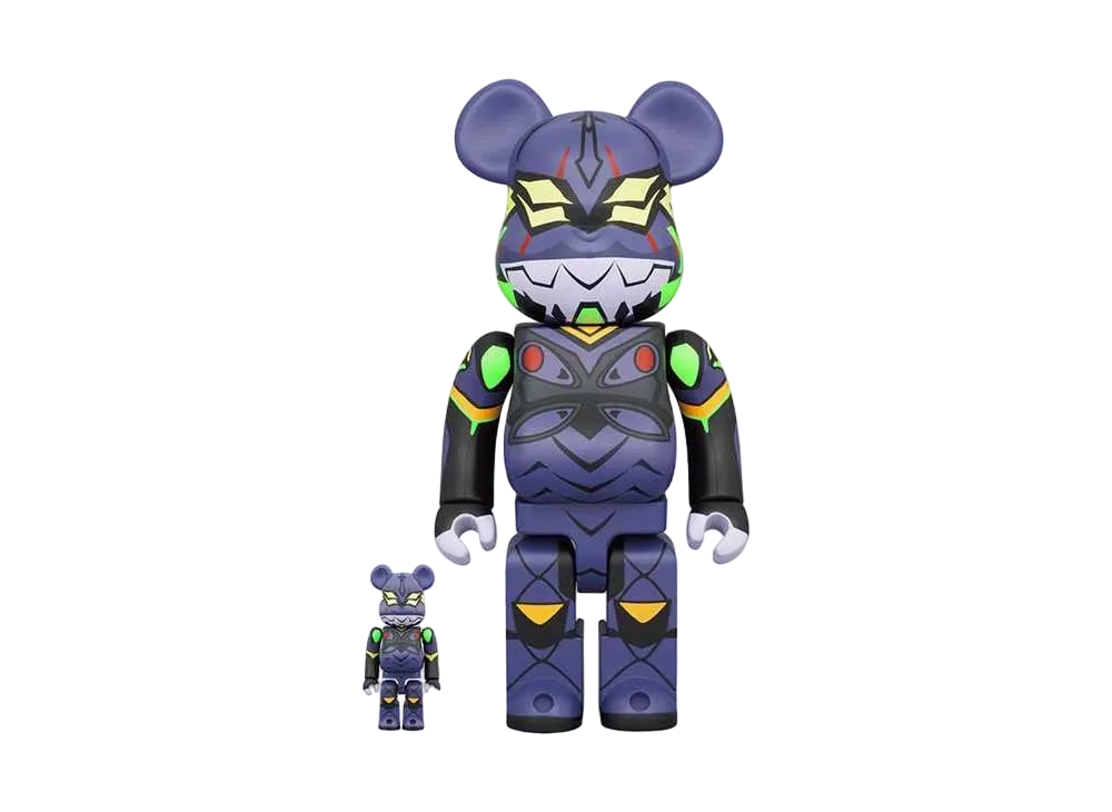 Bearbrick Evangelion Unit 13 (new paint version) 100% & 400%