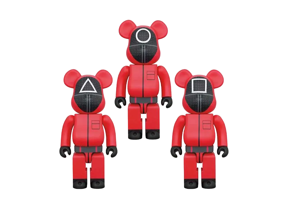 Bearbrick SQUID GAME(Squid game) GUARD “○/△/□” 1000%