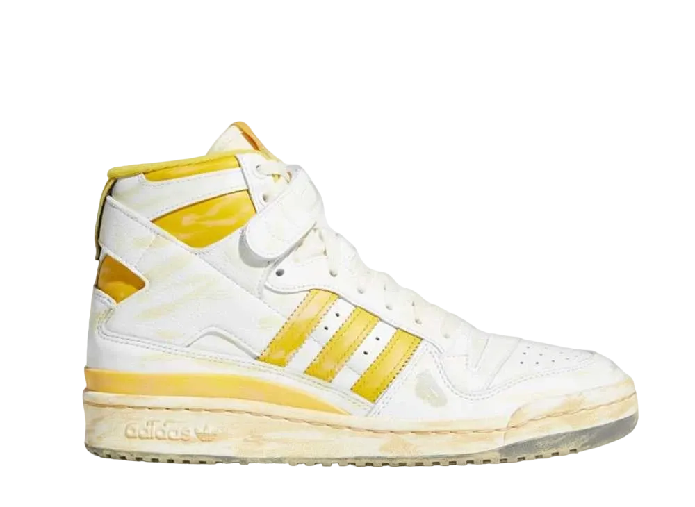 adidas Forum 84 Hi AEC "Foot Wear White/Hazy Yellow"