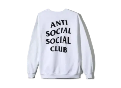ANTI SOCIAL SOCIAL CLUB MASOCHISM CREWNECK "White"
