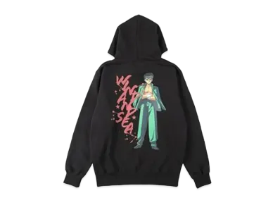 WIND AND SEA x 幽☆遊☆白書 Hoodie (Yusuke) "Black"