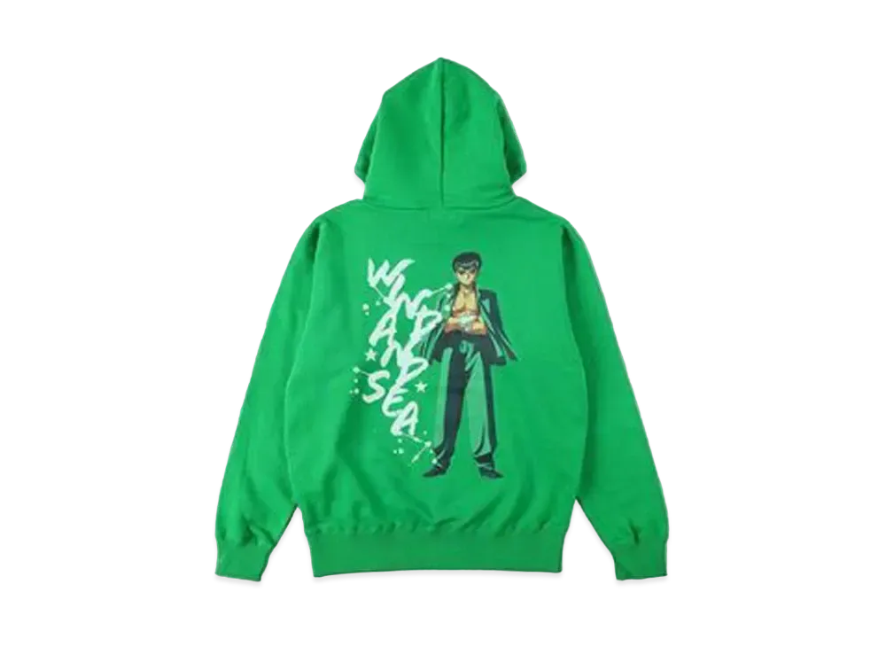 WIND AND SEA x 幽☆遊☆白書 Hoodie (Yusuke) "Green"