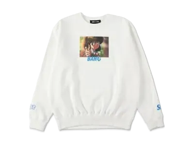 WIND AND SEA x 幽☆遊☆白書 Crewneck (Keiko-Bang) "White"