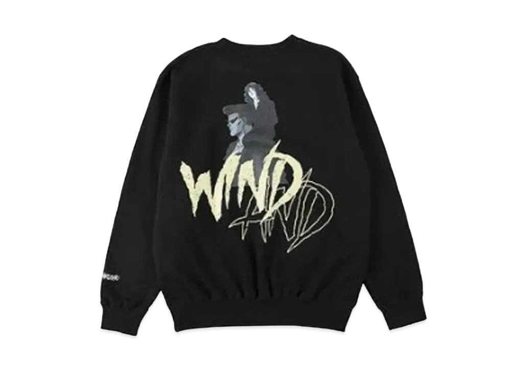 WIND AND SEA x 幽☆遊☆白書 Crewneck (Sea) "Black"