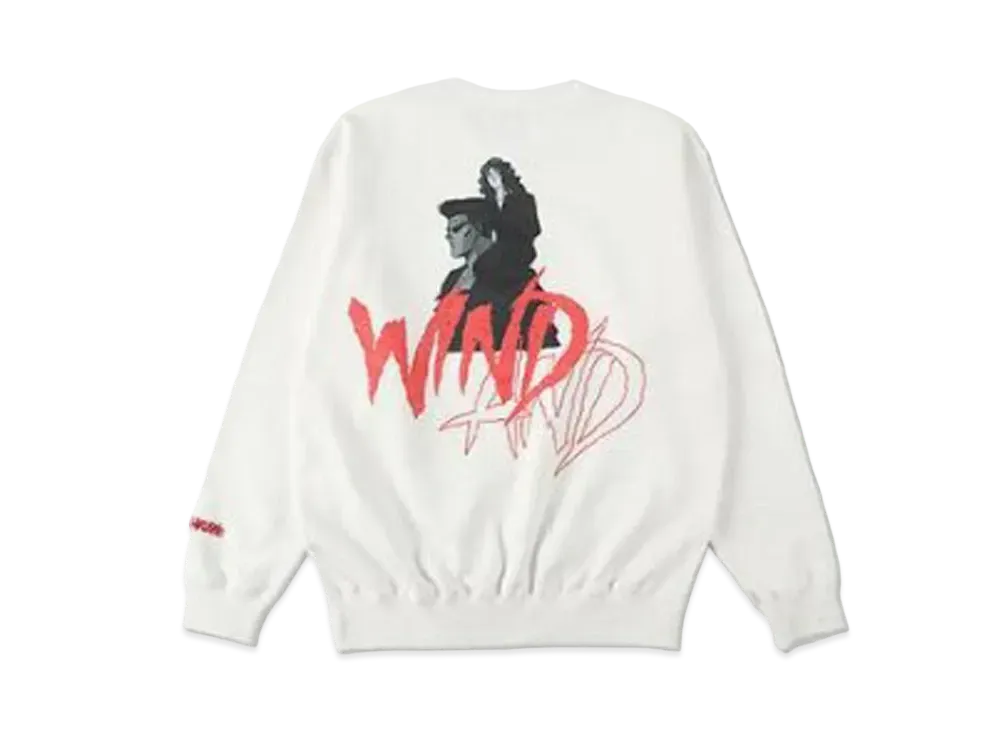 WIND AND SEA x 幽☆遊☆白書 Crewneck (Sea) "White"