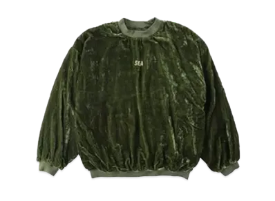 WIND AND SEA -Velour Crew Neck- "Green"