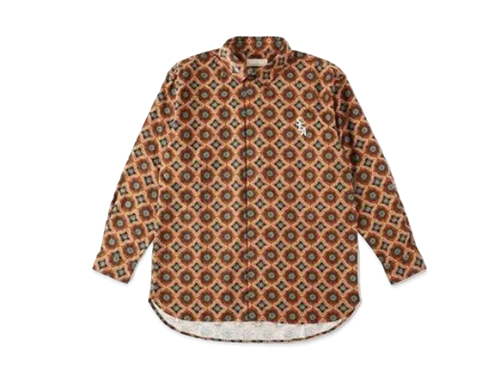 ウィンダンシー S_E_A (パターン) シャツ "ブラウン"