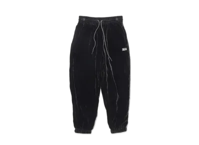 WIND AND SEA -Velour Track Pants- "Black"