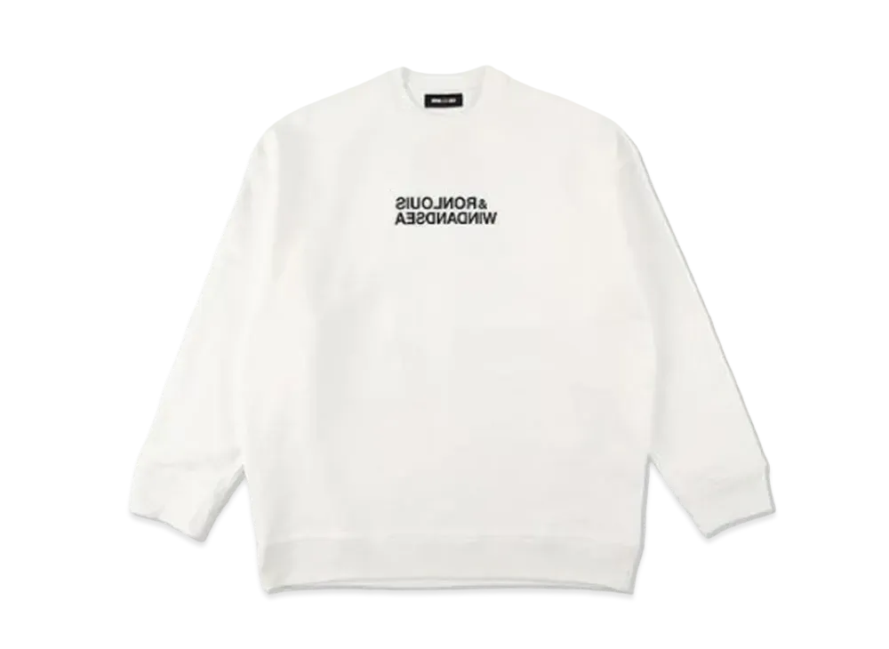 WIND AND SEA x Ron Louis Crew Sweat "White"
