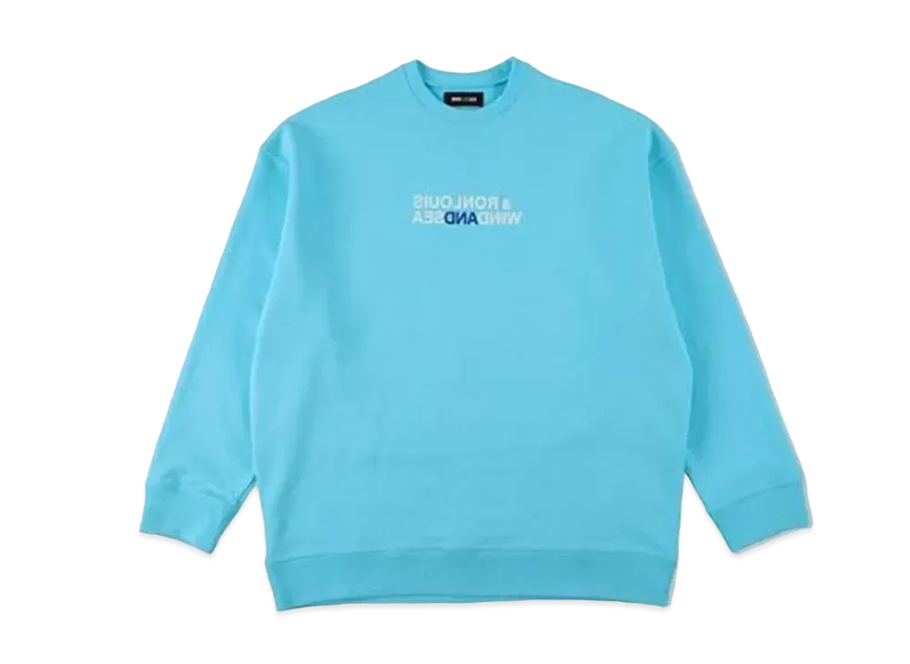WIND AND SEA x Ron Louis Crew Sweat "Blue"
