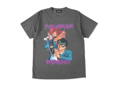 WIND AND SEA x 幽☆遊☆白書 S/S Tee (y-h-k) "Charcoal"