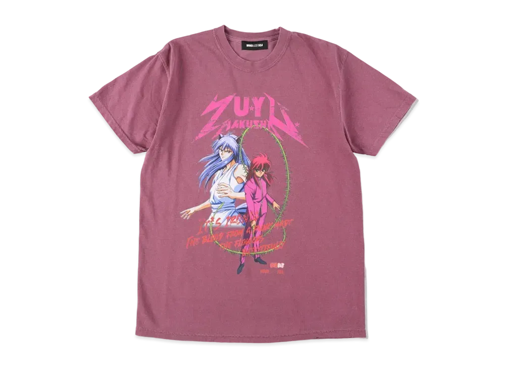 WIND AND SEA x 幽☆遊☆白書 S/S Tee (Kumara) "Purple"