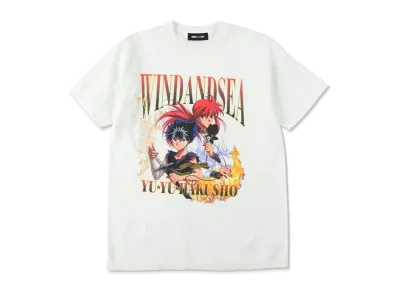 WIND AND SEA x 幽☆遊☆白書 S/S Tee (Hiei-Kurama) "White"