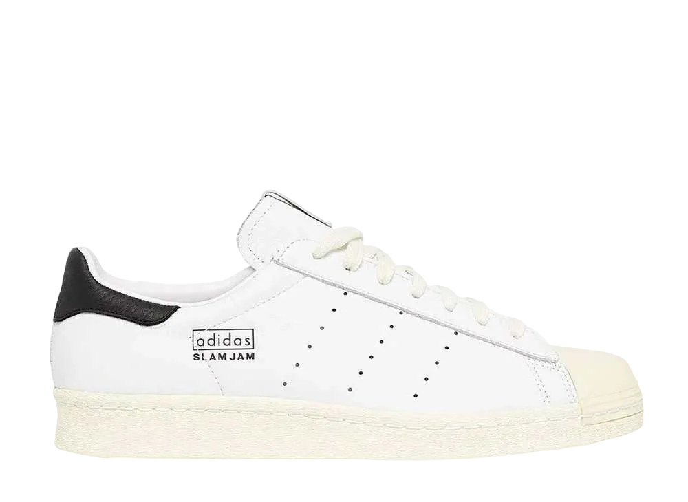 スラム ジャム × アディダス スーパースター 80s "フットウェアー ホワイト/フットウェアー ホワイト/フットウェアー ホワイト"