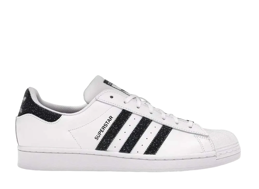 Swarovski × adidas Superstar "White Black"