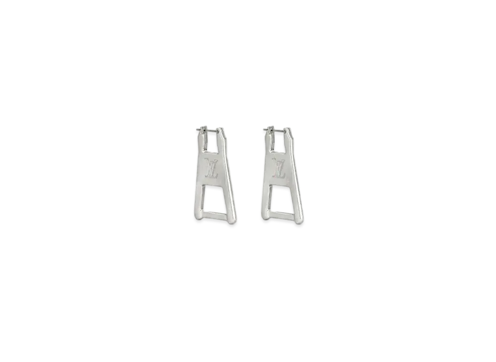 Louis Vuitton LV Zip Earrings "Silver"