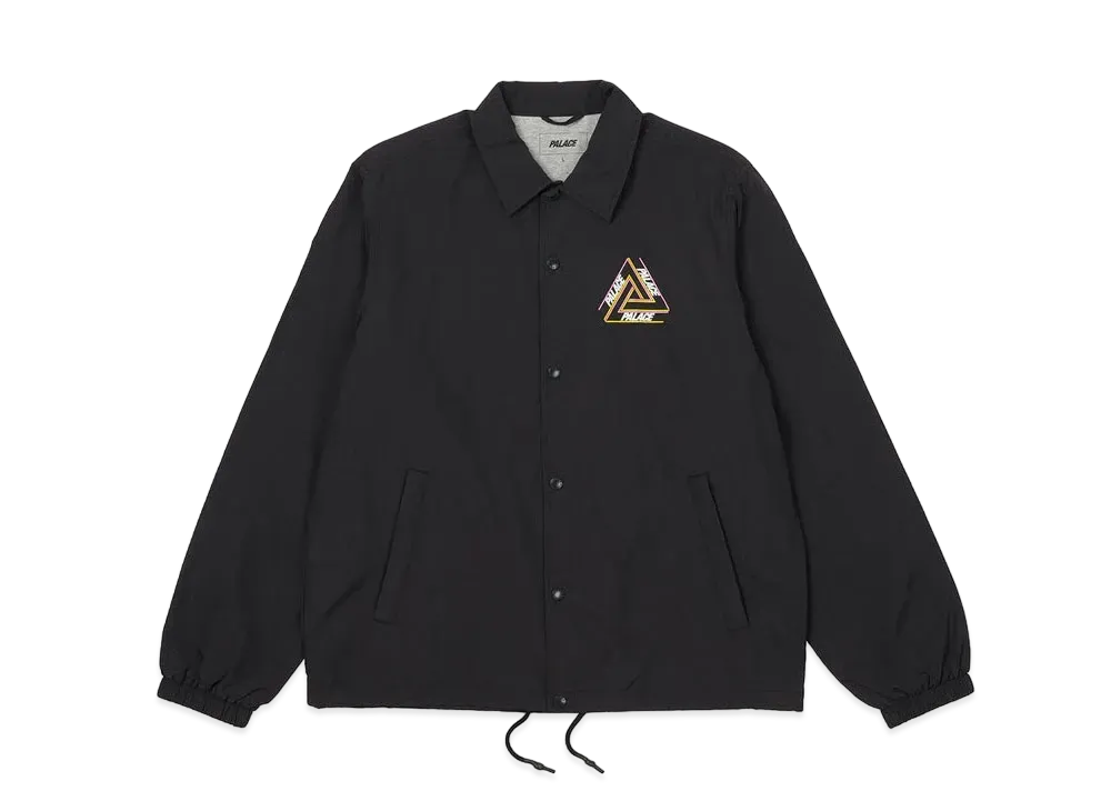 PALACE TRI OUTLINE COACH JACKET "Black"