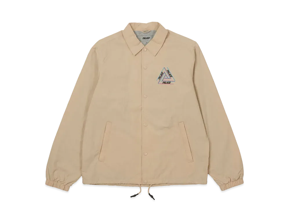 PALACE TRI OUTLINE COACH JACKET "Tan"