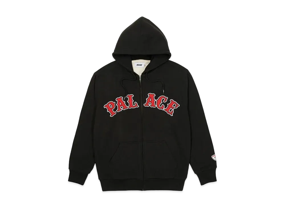 PALACE ARCH ZIP HOOD "Black"