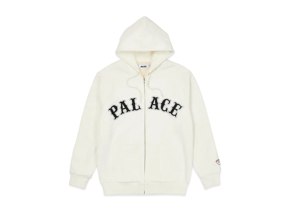 PALACE ARCH ZIP HOOD "White"