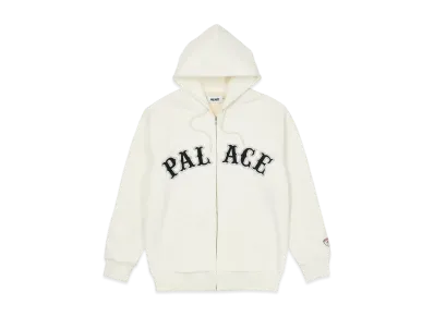 PALACE ARCH ZIP HOOD "White"