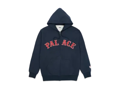 PALACE ARCH ZIP HOOD "Navy"