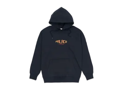 PALACE SPACED LOGO DROP SHOULDER HOOD "Navy"