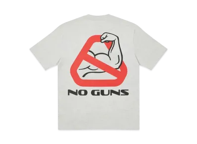 PALACE NEIN GUNS T-SHIRT "Grey Marl"