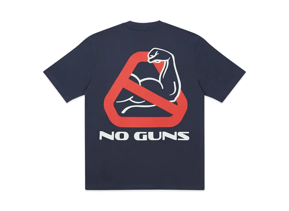 PALACE NEIN GUNS T-SHIRT "Navy"