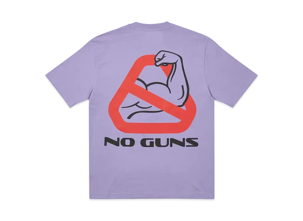 PALACE NEIN GUNS T-SHIRT "Violet"
