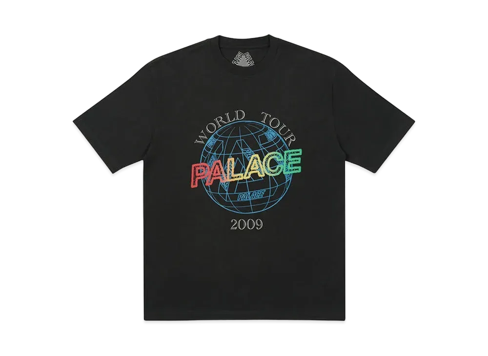 PALACE WORLD TOUR T-SHIRT "Black"