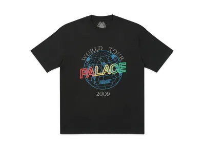 PALACE WORLD TOUR T-SHIRT "Black"