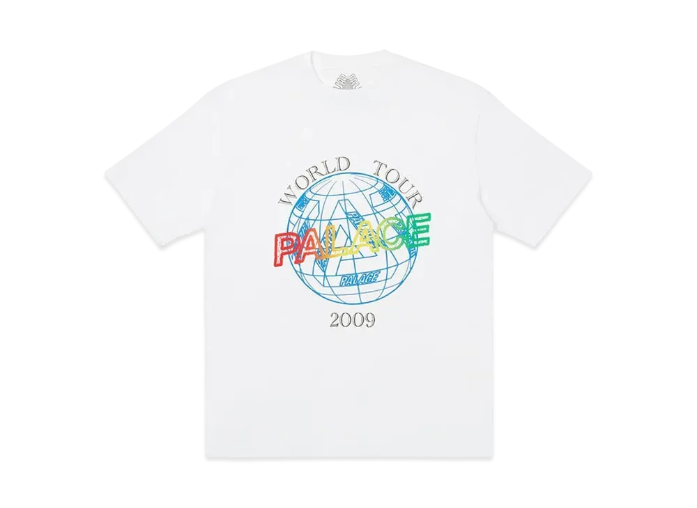 PALACE WORLD TOUR T-SHIRT "White"