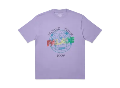 PALACE WORLD TOUR T-SHIRT "Violet"