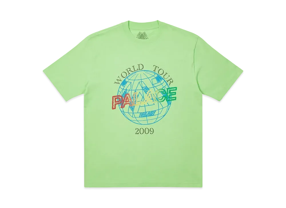 PALACE WORLD TOUR T-SHIRT "Pistachio"