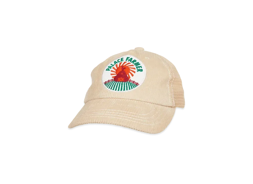 PALACE FARMER TRUCKER HAT "Cream"