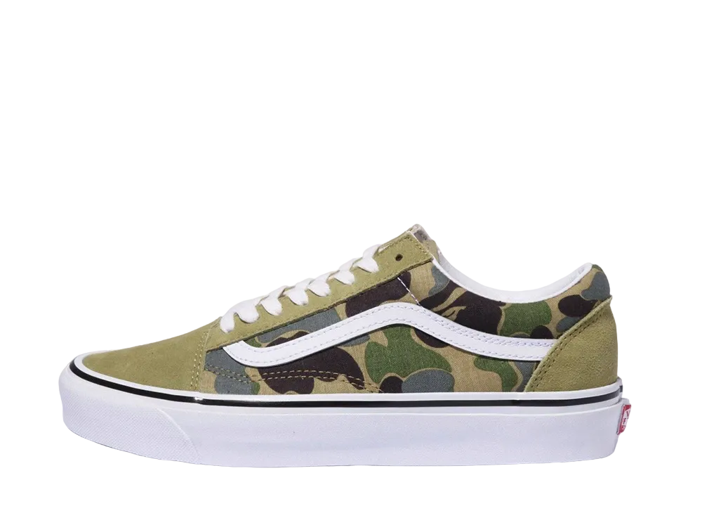 A BATHING APE®︎ × Vans ABC Camo Old Skool "Green"