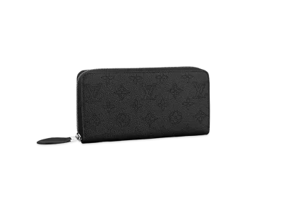 Louis Vuitton Zippy Wallet Monogram Mahina Leather "Noir"