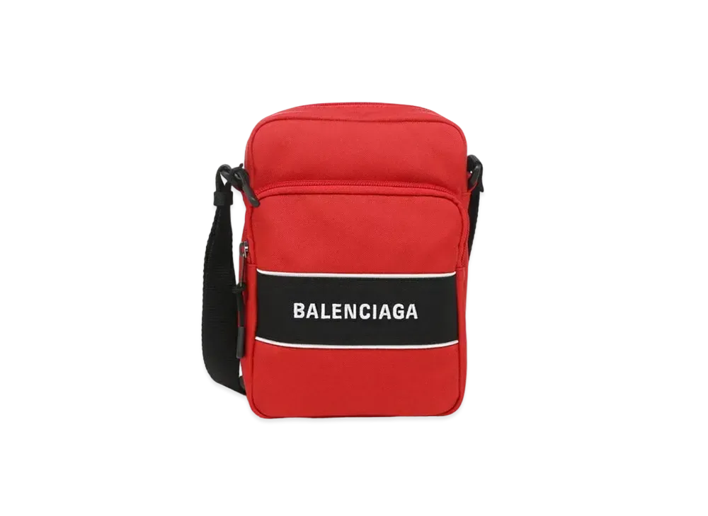 バレンシアガ スポーツ スモール メッセンジャー バッグ "レッド" 638657 2HFMX 6469