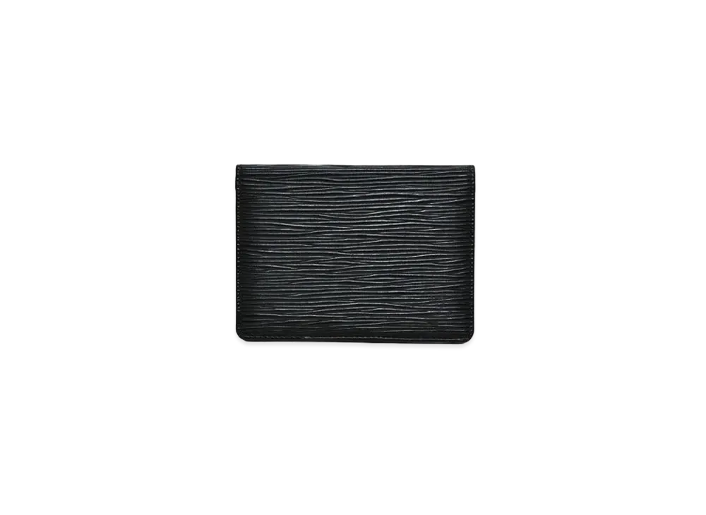 ルイヴィトン ポルト 2 カルト ヴェルティカル エピ "ノワール" M63202