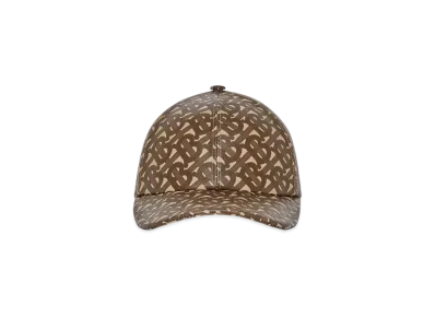 BURBERRY TB Monogram Baseball Cap "Bridle Brown"