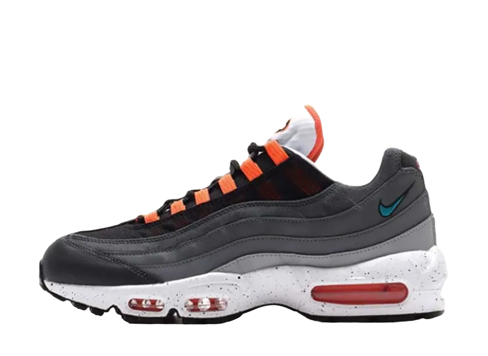 ナイキ エアマックス95 "ブラック/アクアマリン/ターフオレンジ/ホワイト"